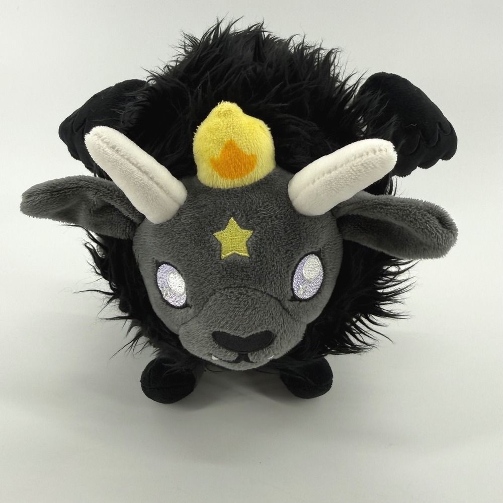 Squishable Mini Baphomet Plush Black Gray Goth Occult Stuffed Animal 7 Inch